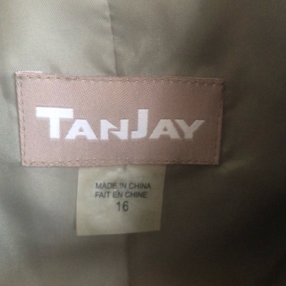 TANJAY Vintage Suede-like Zip Blazer Jacket - Picture 2 of 6
